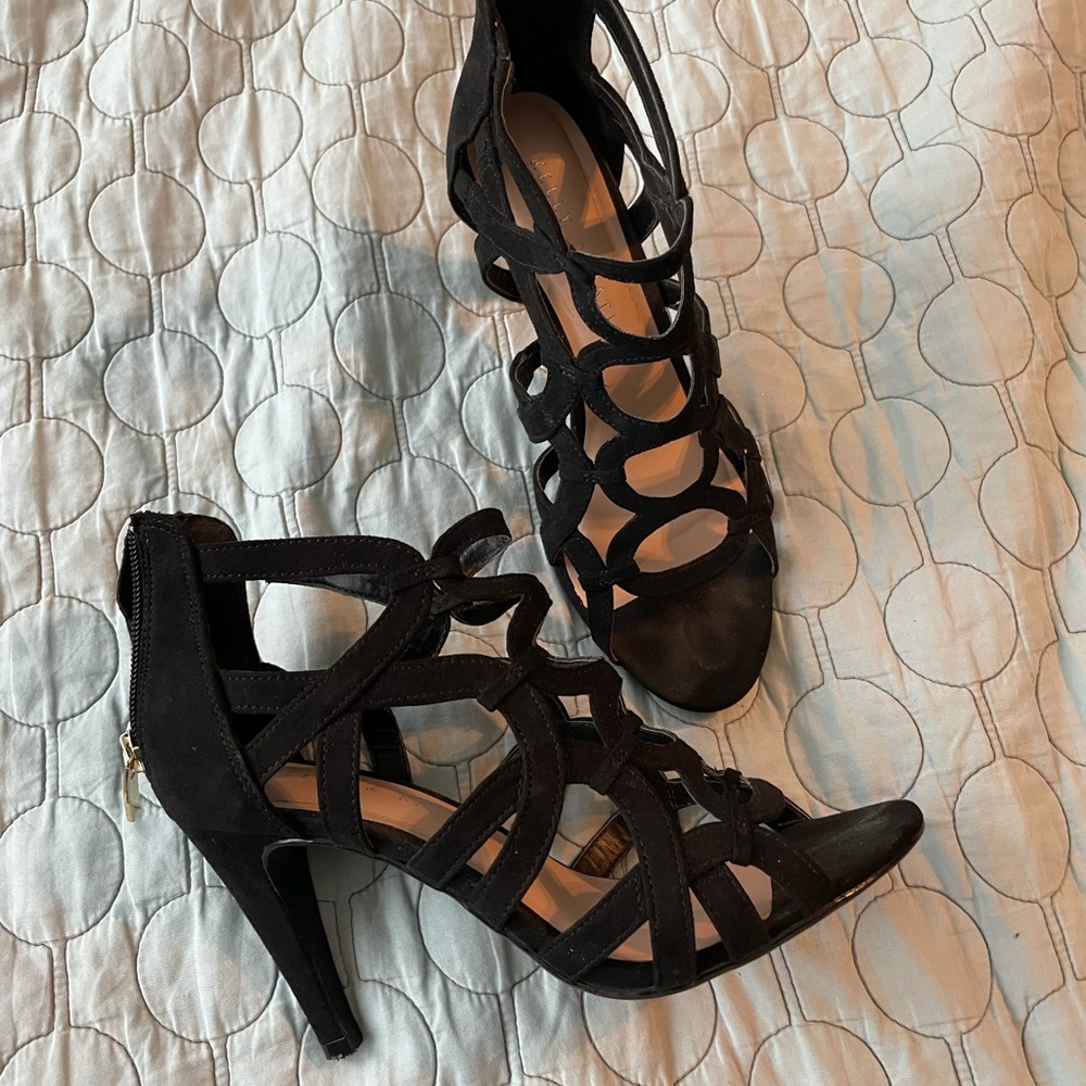 Black Suede Heels